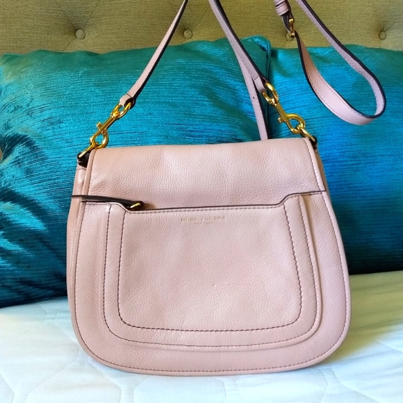 Limited Edition Marc Jacobs Large Pale Pink Leather Empire City Crossbody Bag - Picture 1 of 16